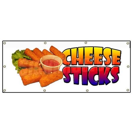 CHEESE STICKS BANNER SIGN mozzarella concession new fried hot fresh -  SIGNMISSION, B-96 Cheese Sticks